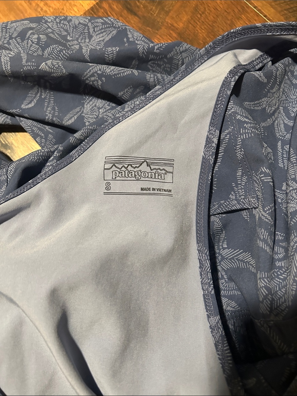 Patagonia Blue Floral Jumpsuit Romper - Picture 3 of 3